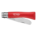 Couteau pliant Mon Premier Opinel n°07 lame 8cm manche en charme rouge