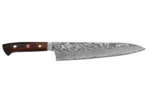 Couteau de chef japonais Takeshi Saji R2 Damas Mosaïque 24cm