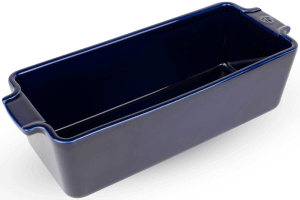 Moule à cake Peugeot Appolia en céramique bleu 26x11x8cm