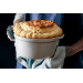 Moule à soufflé Peugeot Appolia en céramique écru diamètre 22cm