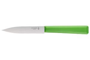 Couteau d'office Opinel Les Essentiels + n°312 lame 10cm manche en polymère vert