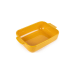 Plat four rectangle Peugeot Appolia en céramique jaune safran