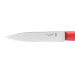 Couteau d'office Opinel Les Essentiels + n°313 lame 10cm crantée manche en polymère rouge
