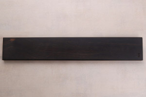 Barre aimantée artisanale Essences Creations 45cm en ébène du Gabon 6 places - N°3