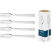 Boîte de 4 fourchettes de table Opinel Perpétue tout en acier inox