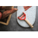 Éplucheur Opinel T-Duo rouge double lames microdentée et julienne manche en hêtre