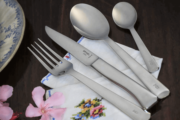 Boîte de 4 petites cuillères inox Perpétue - Opinel main image 0