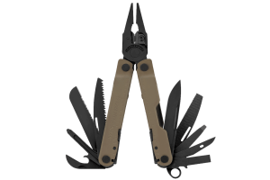 Pince multifonction Leatherman Rebar Coyote 832406 17 fonctions + étui nylon