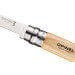 Couteau opinel Effilé n°12 lame 12cm virole tournante manche en hêtre