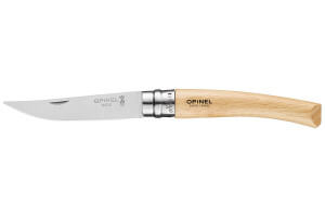 Couteau Opinel Effilé n°8 lame 8cm manche en hêtre
