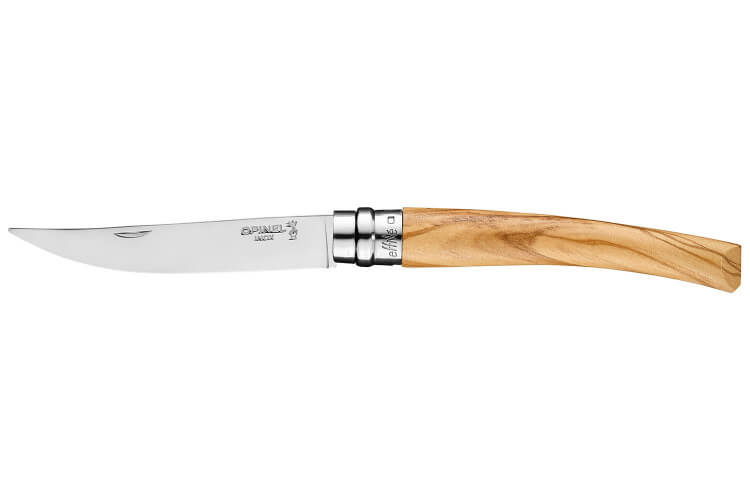 Couteau opinel effilé inox olivier