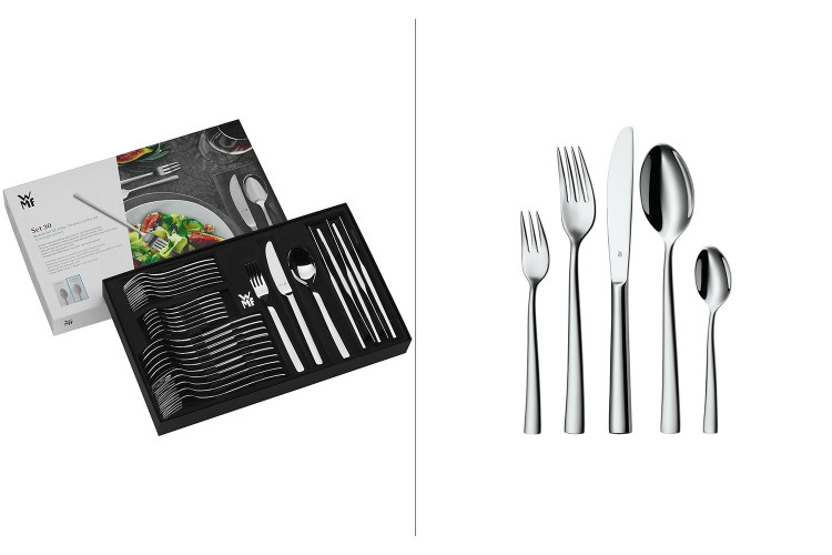 M&eacute;nag&egrave;re 30 pi&egrave;ces WMF Philadelphia en acier inox 18/10 Cromargan