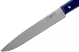 Couteau de table Opinel Bon Appétit Bois n°125 lame 11cm en inox manche en charme bleu marine