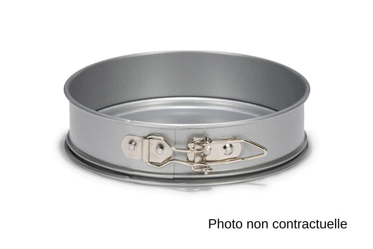 Moule à charnière anti-adhésif fond amovible 26cm