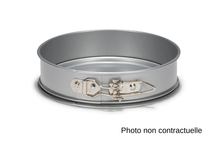Moule à charnière anti-adhésif fond amovible 26cm