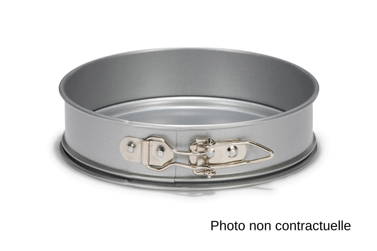 Moule à charnière anti-adhésif fond amovible 28cm