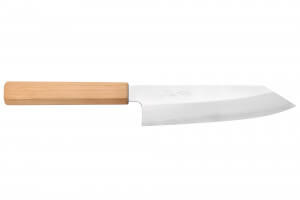 Couteau santoku kiritsuke 18cm japonais artisanal Hado Ginsan