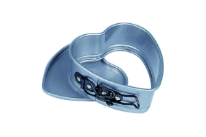 Moule à charnière coeur anti-adhésif fond amovible 12cm