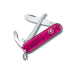 Couteau suisse pour enfant My First Victorinox rose translucide 84mm 9 fonctions