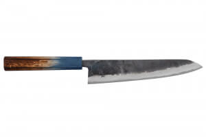 Couteau de chef 21cm japonais artisanal Yoshihiro Rugged Black