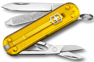 Couteau suisse Victorinox Classic SD Colors Translucide Tuscan Sun 58mm 7 fonctions