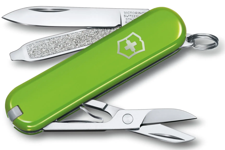 Couteau suisse Victorinox Classic SD Colors Smashed Avocado 58mm 7 fonctions