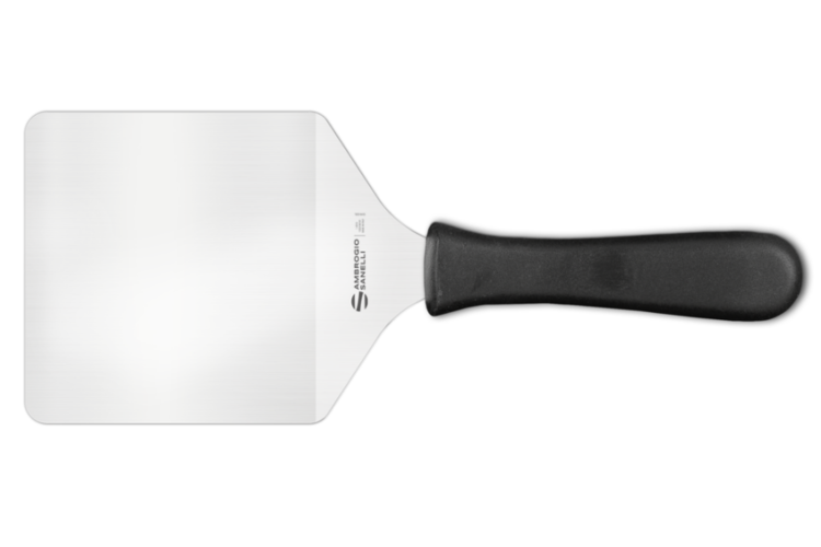 Spatule coud&eacute;e &agrave; hamburger professionnelle Ambrogio Sanelli Supra 19 x 15cm