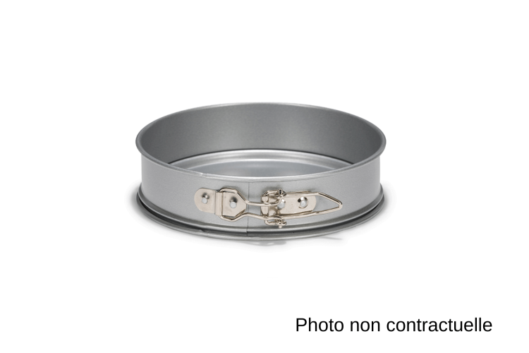 Moule &agrave; charni&egrave;re anti-adh&eacute;sif fond amovible 16cm
