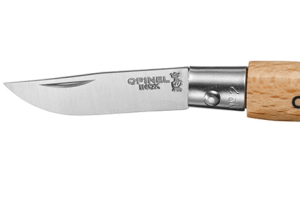 Couteau pliant Opinel Tradition Inox Porte-clés n°02 lame 3,5cm manche hêtre
