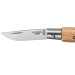 Couteau pliant Opinel Tradition Inox Porte-clés n°02 lame 3,5cm manche hêtre