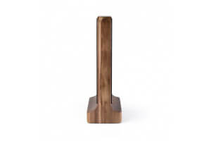 Bloc aimanté Bisbell en acacia soft touch pour 8 couteaux