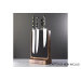 Bloc aimanté Bisbell en acacia soft touch pour 8 couteaux