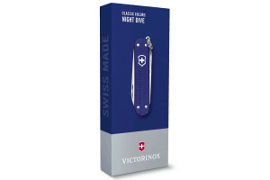 Couteau suisse Victorinox Classic Alox Colors Night Dive 58mm 5 fonctions