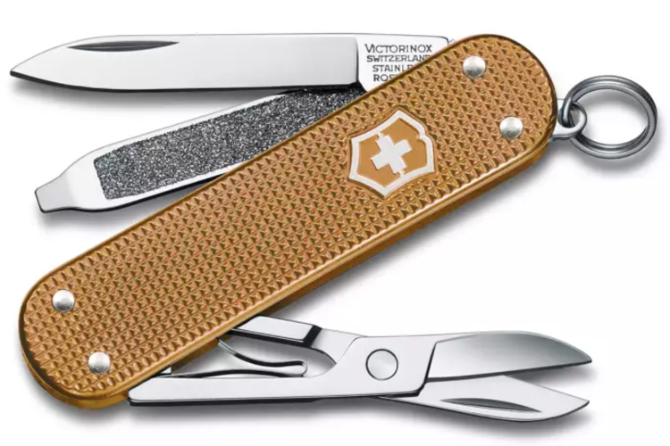 Couteau suisse Victorinox Classic Alox Colors Wet Sand 58mm 5 fonctions