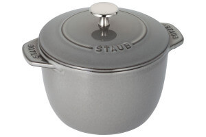Cocotte à riz et légumineuses Staub Gohan en fonte émaillée gris graphite