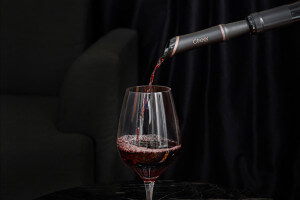 Bec aérateur et verseur Cheer Moda Bouquet - Noir & Bronze