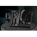 Coffret tire-bouchon électrique et accessoires pour le vin Cheer Moda Matrix - Noir & Bronze