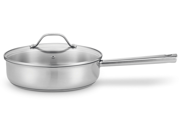 Beka Bekaline Belvia 13515244 Sauté Pan with Glass Lid 24 cm Stainless