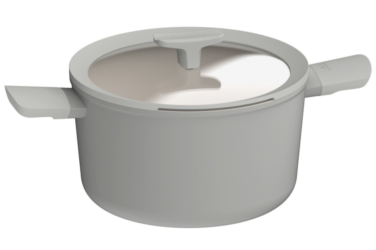 Faitout antiadh&eacute;rent Berghoff Leo Balance MoonMist en aluminium 24 x 14cm