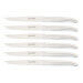 Coffret de 6 couteaux de table Laguiole Village Aéro en inox satiné