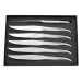 Coffret de 6 couteaux de table Laguiole Village Aéro en inox brillant
