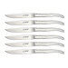 Coffret de 6 couteaux de table Laguiole Village Aéro en inox brillant