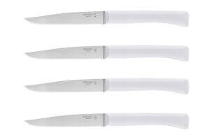 Coffret 4 couteaux de table Opinel Bon Appétit + lame 11cm en inox manche en polymère nuage