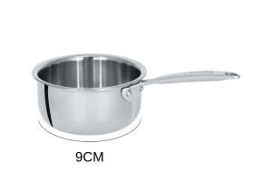 Mini casserole saucier Cristel Castel'Pro en acier inoxydable 18/10 3 ply