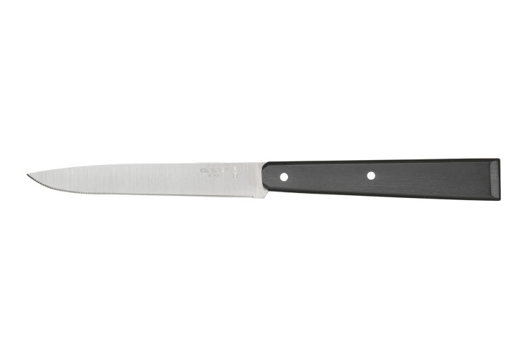 Couteau de table Opinel Bon Appétit Pro n°125 lame 11cm en inox manche noir