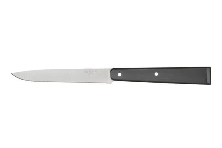Couteau de table Opinel Bon Appétit Pro n°125 lame 11cm en inox manche noir