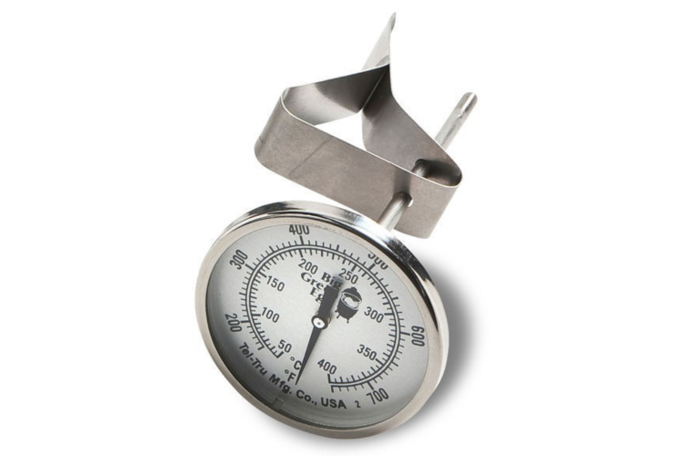 Thermom&egrave;tre int&eacute;gr&eacute; Tel-Tru 5 cm pour Big Green Egg Mini, MiniMax, Small et Medium