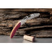 Tire-bouchon sommelier Ligne W Origine manche en chêne finition lie de vin