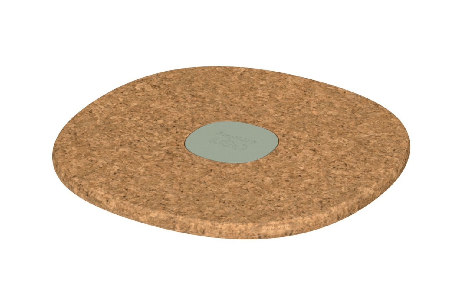 Dessous De Plat Magnétique En Bois D'acacia - Avec Aimant, Anneaux Silicone Antidérapants Et Poignée
