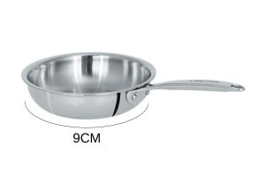 Mini poêle sautoir Cristel Castel'Pro en acier inoxydable 18/10 3 ply